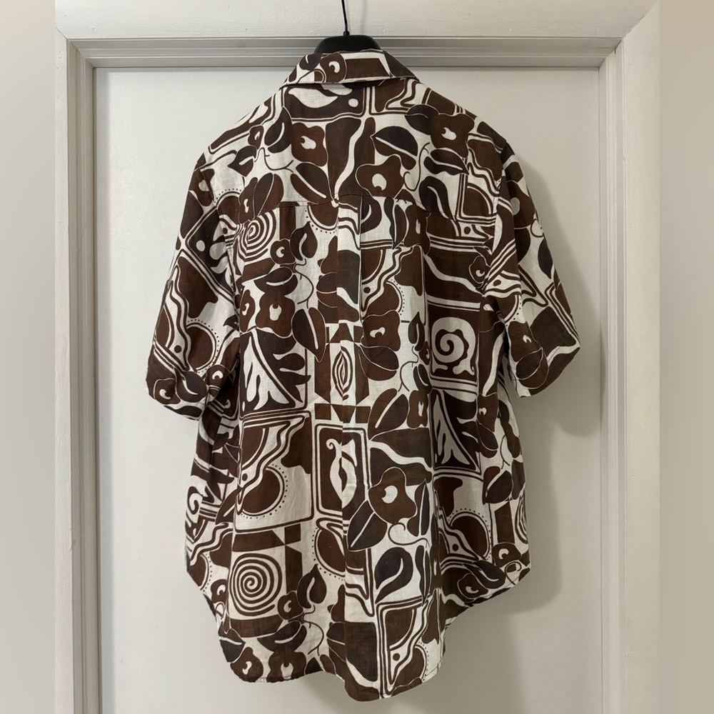❌SOLD OUT❌ MARA HOFFMAN Finn printed hemp shirt and straight-leg pants (SET) - Picture 11 of 16